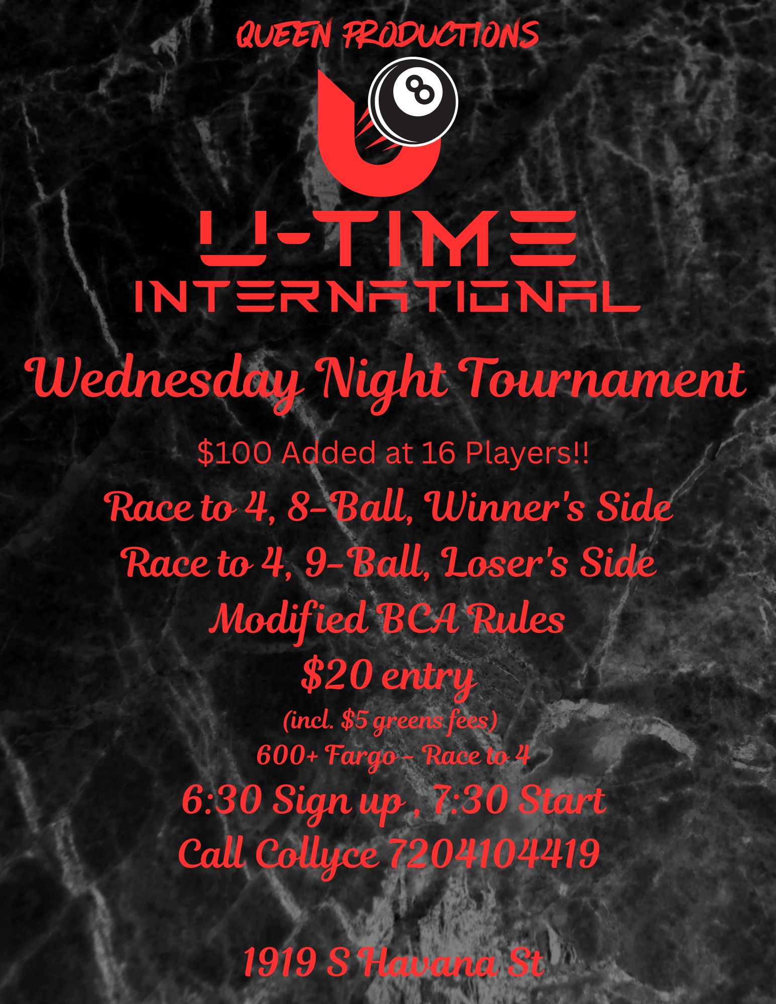 8-Ball / 9-Ball Combo Tournament