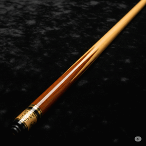 wooden pool cue